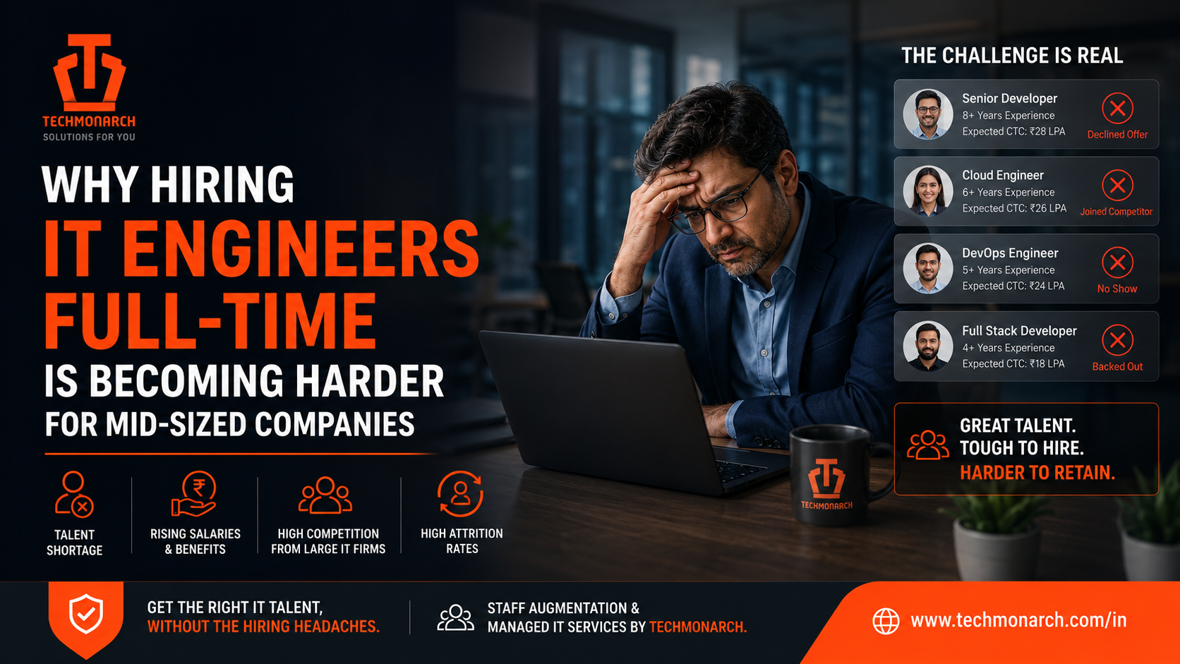 Why Hiring IT Engineers Full-Time Is Becoming Harder for Mid-Sized Companies