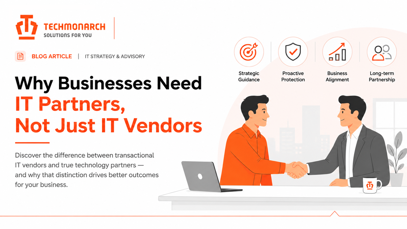 Why Businesses Need IT Partners, Not Just IT Vendors