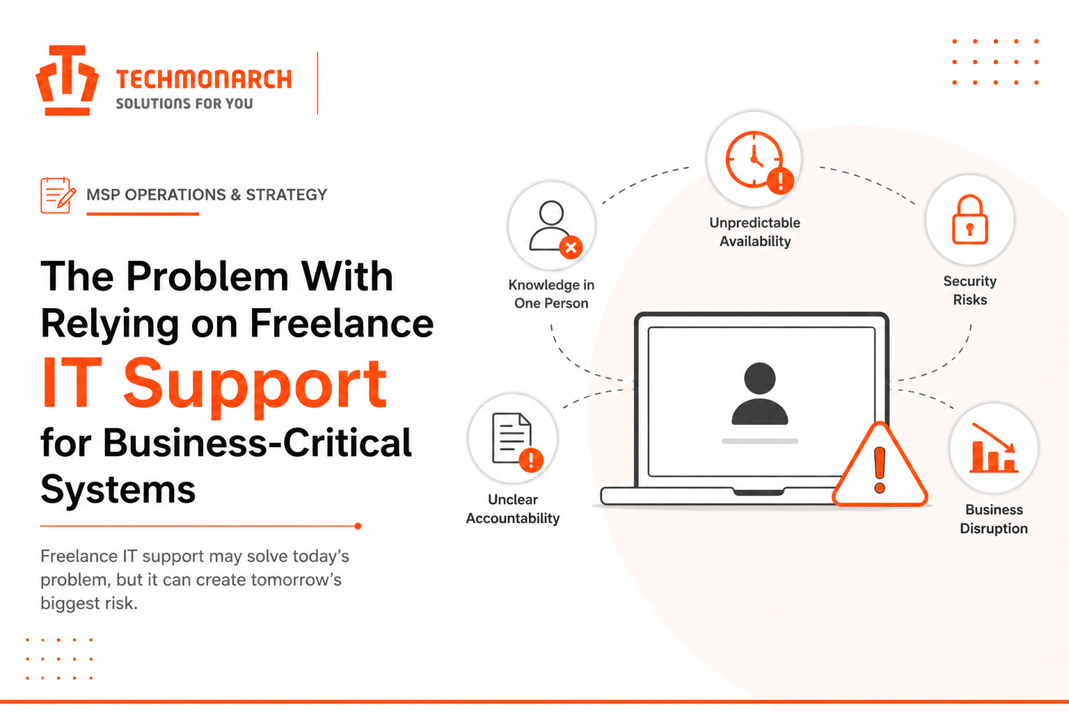 The Problem With Relying on Freelance IT Support for Business-Critical Systems