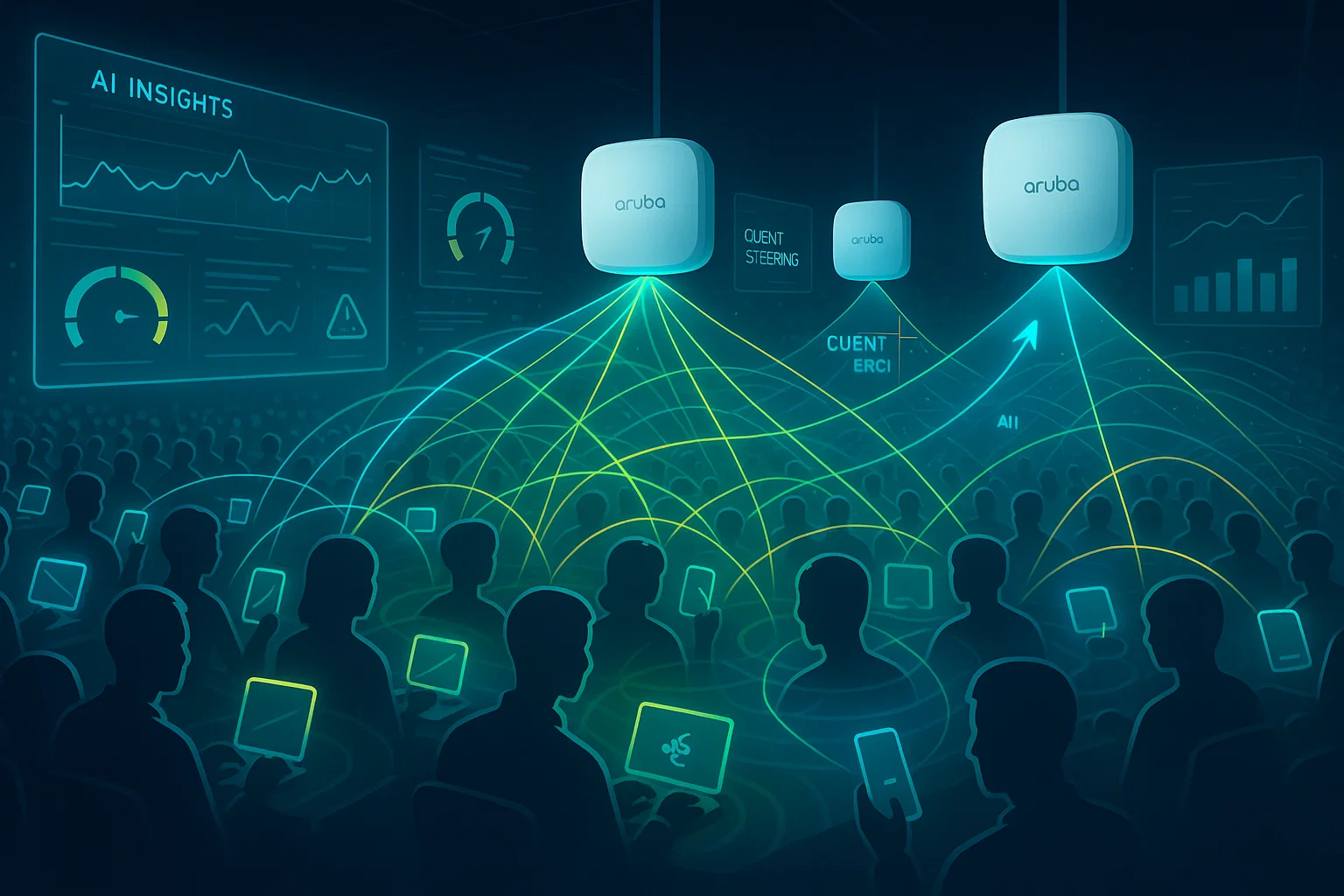 Designing High-Density Wi-Fi With Aruba AI Insights & ClientMatch
