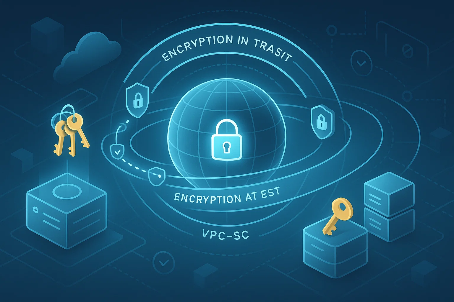 Encrypting Data in Transit & at Rest Using CMEK and VPC-SC