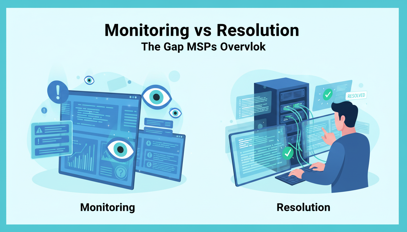 24/7 Monitoring vs. 24/7 Resolution