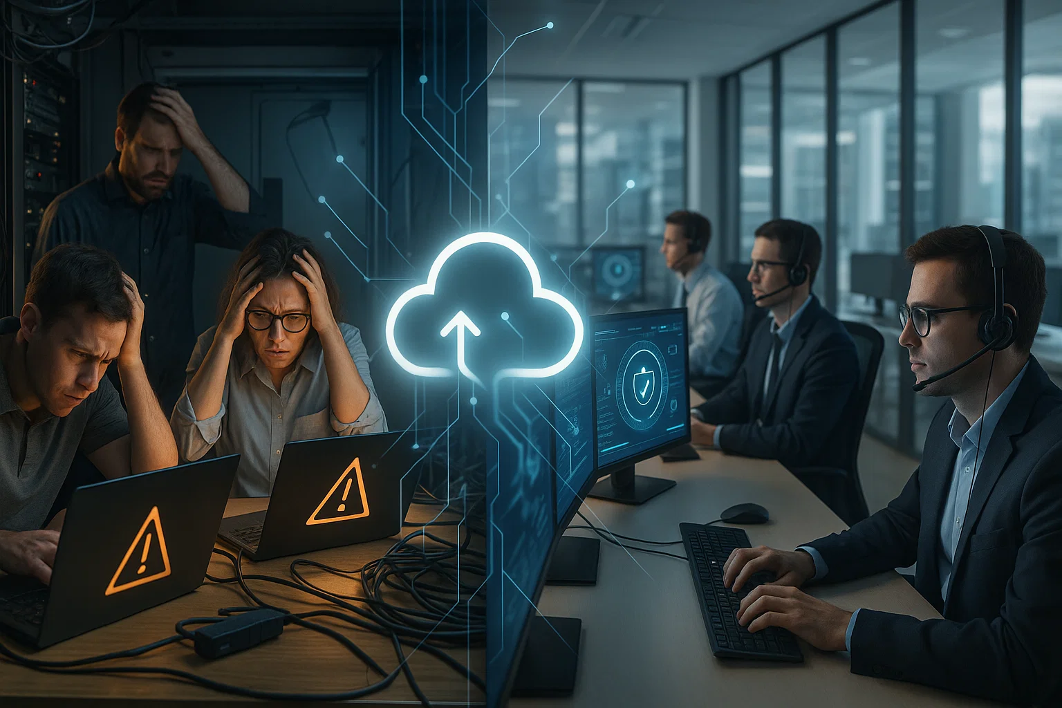 Transition from In-House IT to Fully Managed IT Services