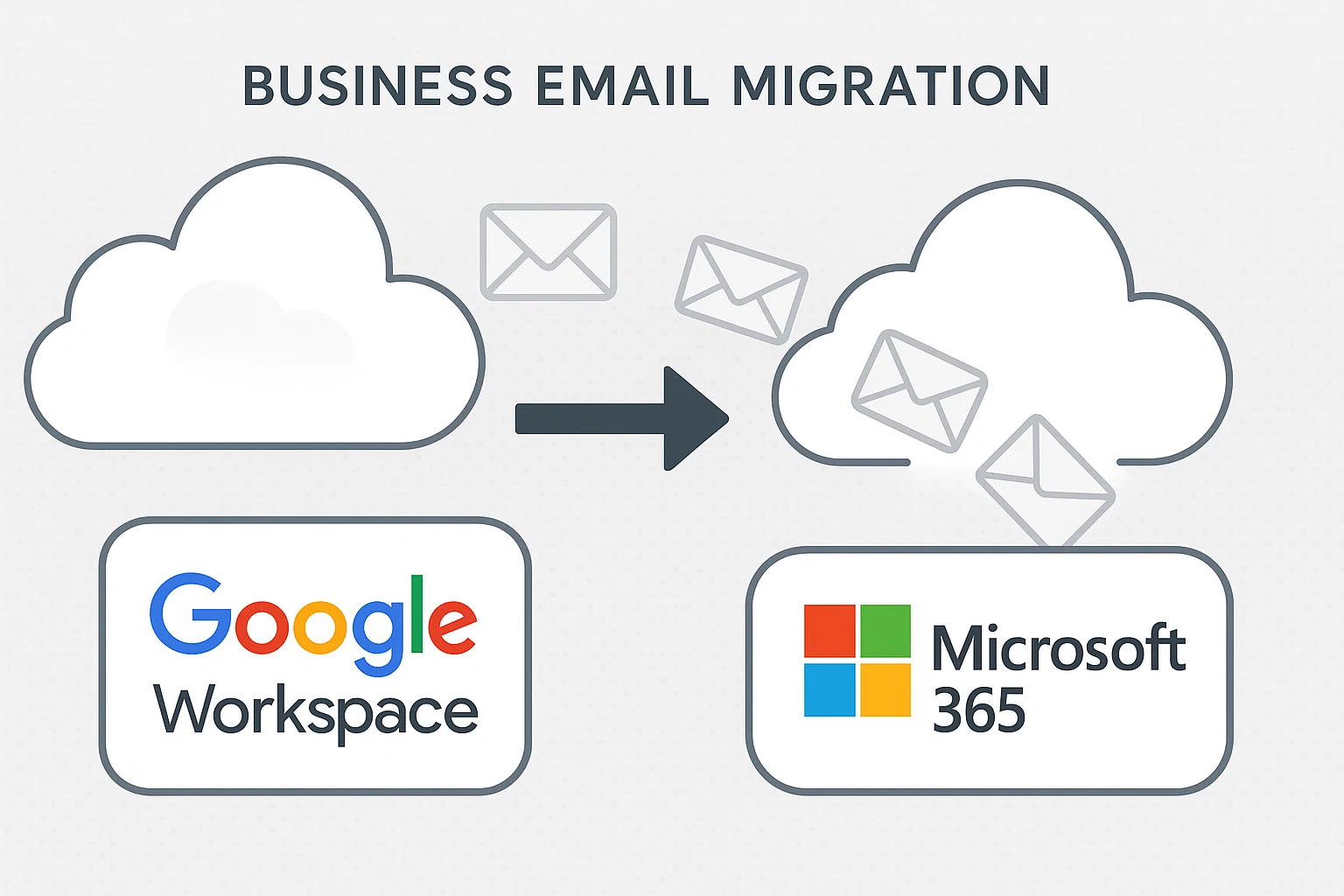 Business Email Migration from Google Workspace to Microsoft 365